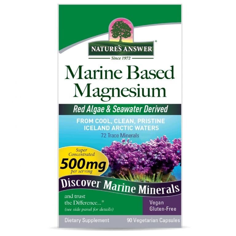 Nature's Answer Marine Based Magnesium 500 mg - 90 capsules végétales