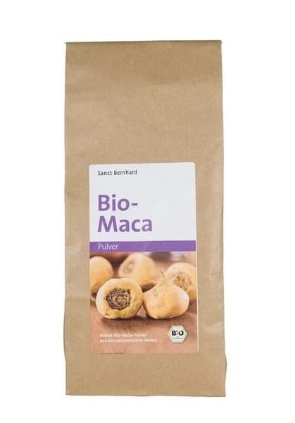 Kräuterhaus Sanct Bernhard - Poudre de Maca Biologique 500g – Kräuterhaus Sanct Bernhard emballage