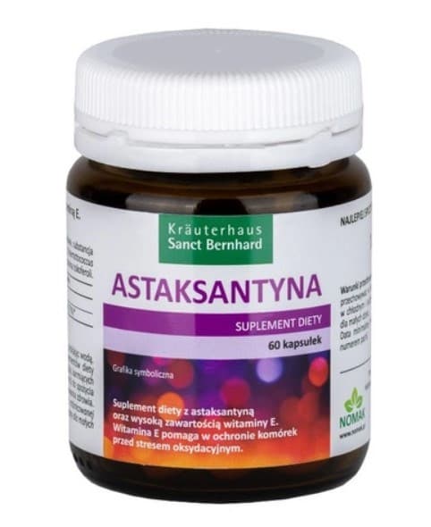 Kräuterhaus Sanct Bernhard - Astaxanthin - 60 capsules