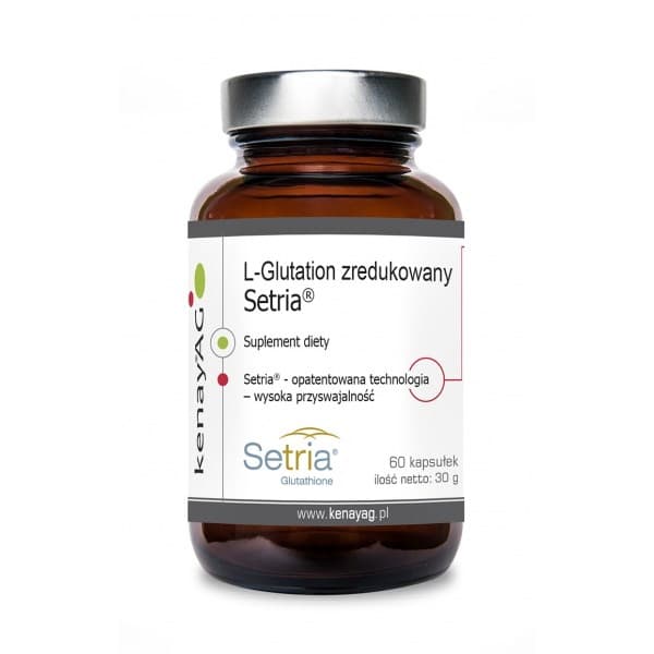 Kenay - L-Glutathione Reduced Setria® 250 mg - 60 kapslar