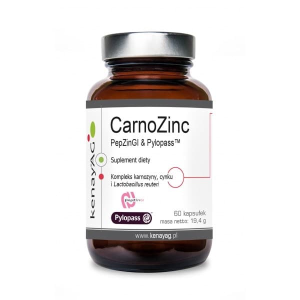 Kenay Carnozinc - 60 kapsułek – Kenay opakowanie