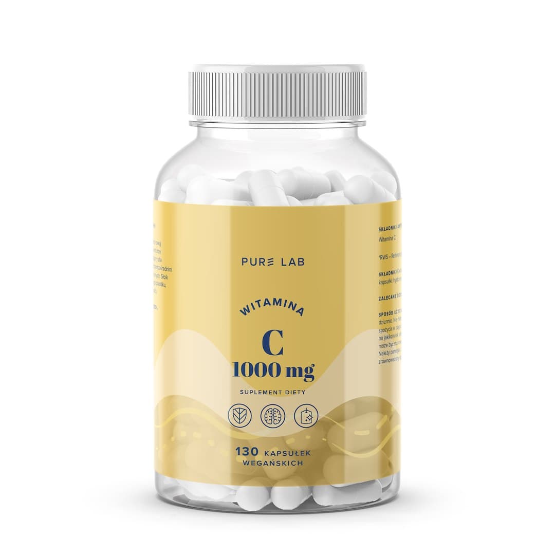 Pure Lab Vitamin C 1000 mg – 130 Kapseln – Pure Lab Verpackung