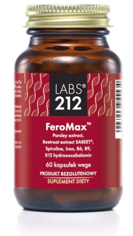 Labs212 - Feromax - 60 kapslar – LABS 212 förpackning