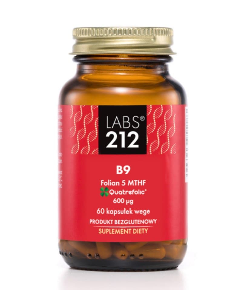 Labs212 B9 Folate 5-MTHF 30 capsules