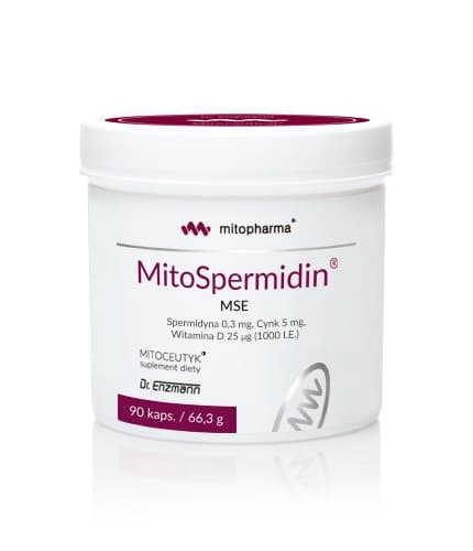 Dr. Enzmann Mse Mitospermidine – 90 kapslar – mitopharma förpackning