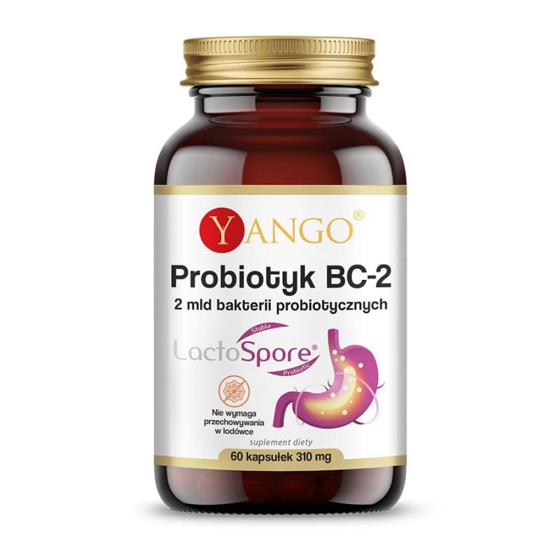 Yango Probiotic BC-2 60 kapslar – Yango förpackning