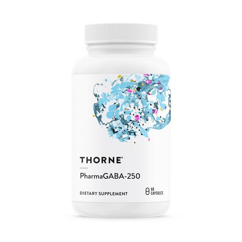 Thorne PharmaGABA-250 60 kapslar – Thorne förpackning