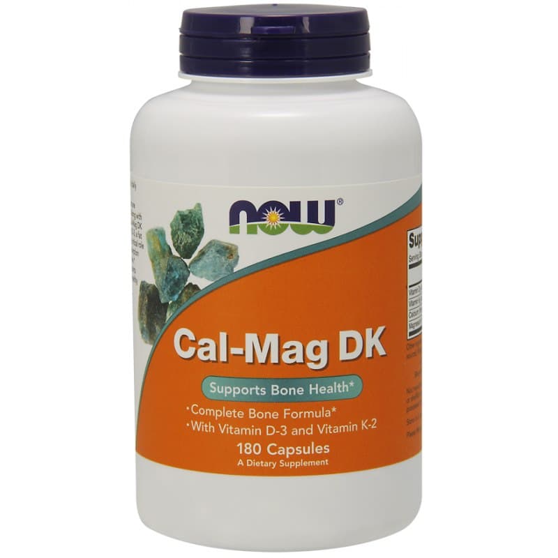 NOW Foods Calcium Magnesium Dk 180 cápsulas – NOW Foods empaque