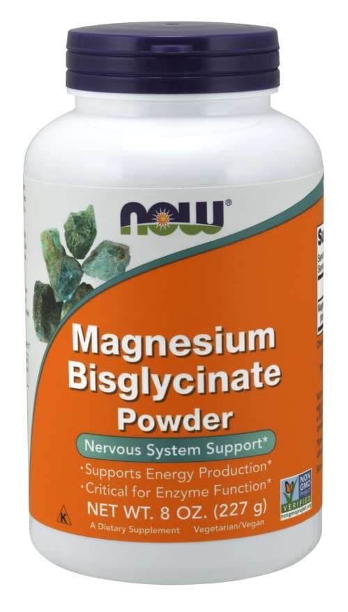 Now Foods - Magnesium Bisglycinat Pulver - 227g