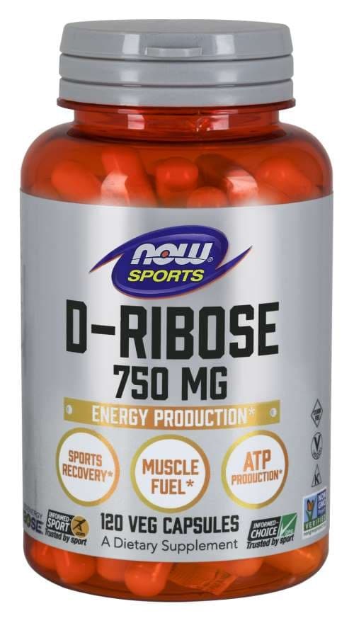 NOW Foods - D-Ribose - 120 vegetarische Kapseln