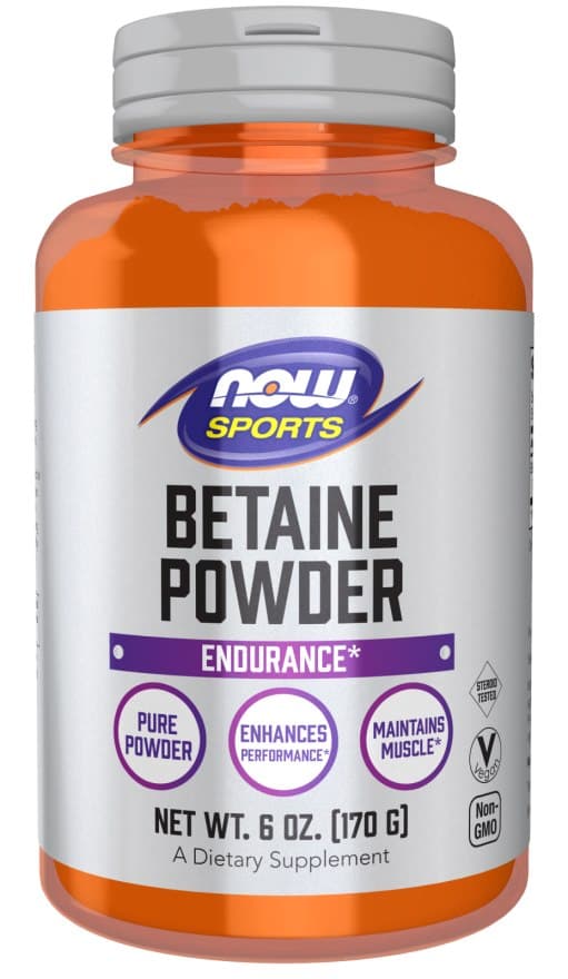 NOW Foods Betaine Powder 170g – NOW Foods embalagem