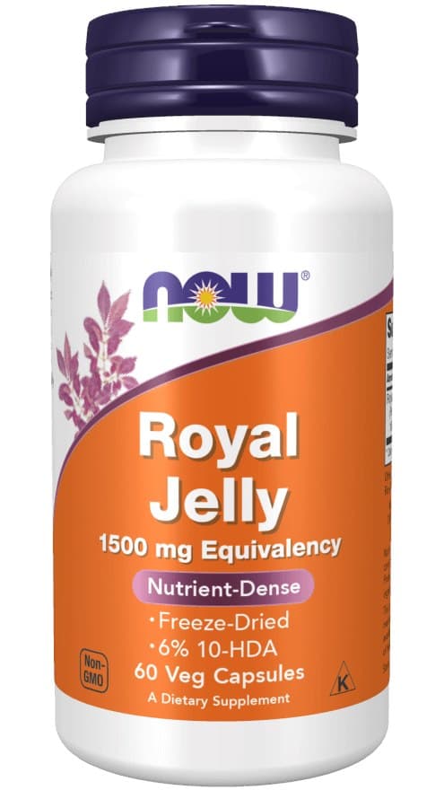 NOW Foods Royal Jelly 60 Vcaps – NOW Foods empaque