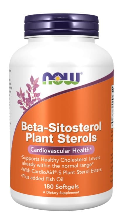Now Foods - Beta-Sitosterol Plant Sterols - 180 kapslar – NOW Foods confezione