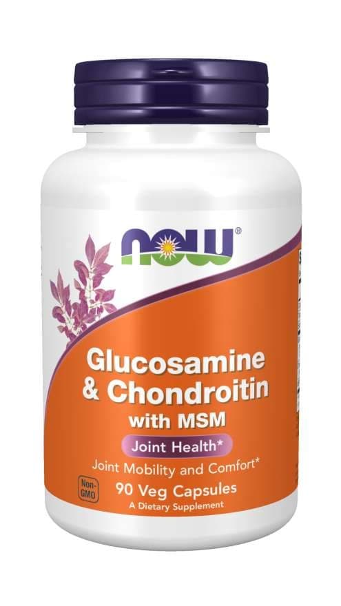 NOW Foods Glucosamine Chondroïtine avec MSM 1100/1200/300 mg gélules