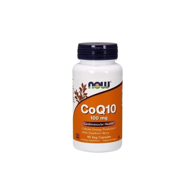 CoQ10 With Hawthorn Berry 90 Vcaps | NOW Foods – NOW Foods opakowanie