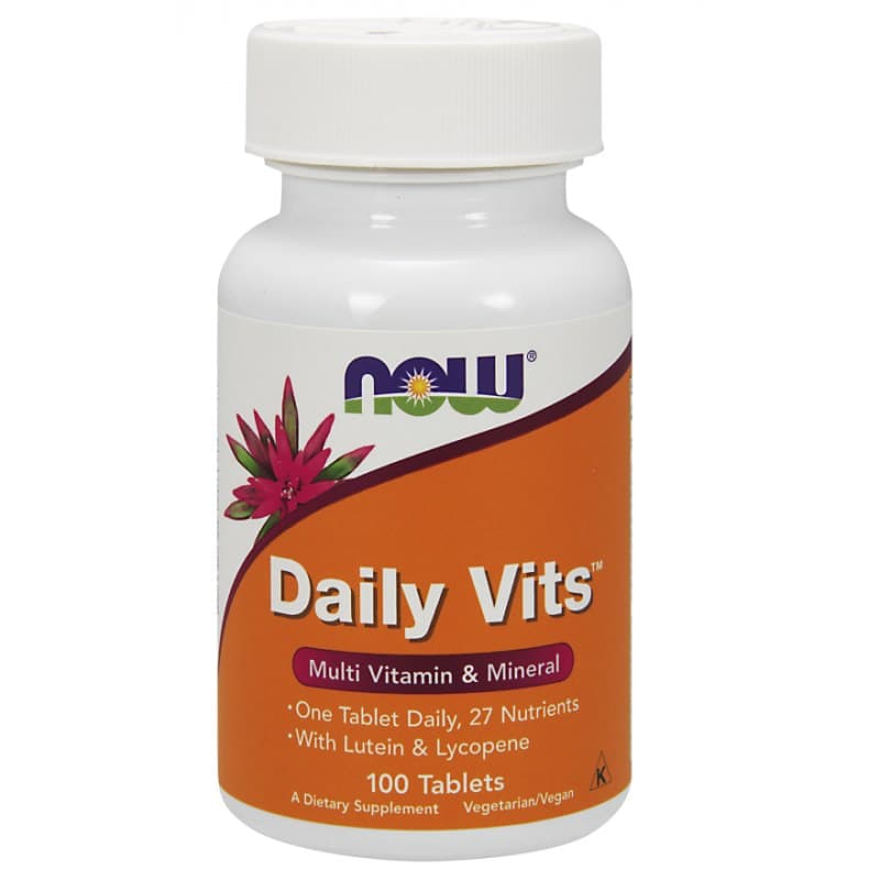 NOW Foods - Daily Vits™ - Multivitaminico e Minerale - 30 Vcaps – NOW Foods confezione