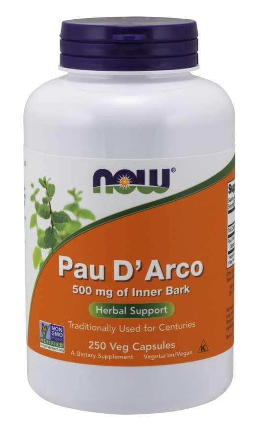 NOW Foods - Pau D'Arco - 250 Vcaps – NOW Foods embalagem