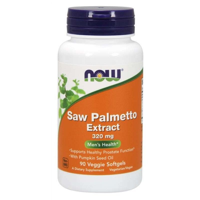NOW Foods Saw Palmetto Extract With Pumpkin Seed Oil 320 mg - 90 capsules