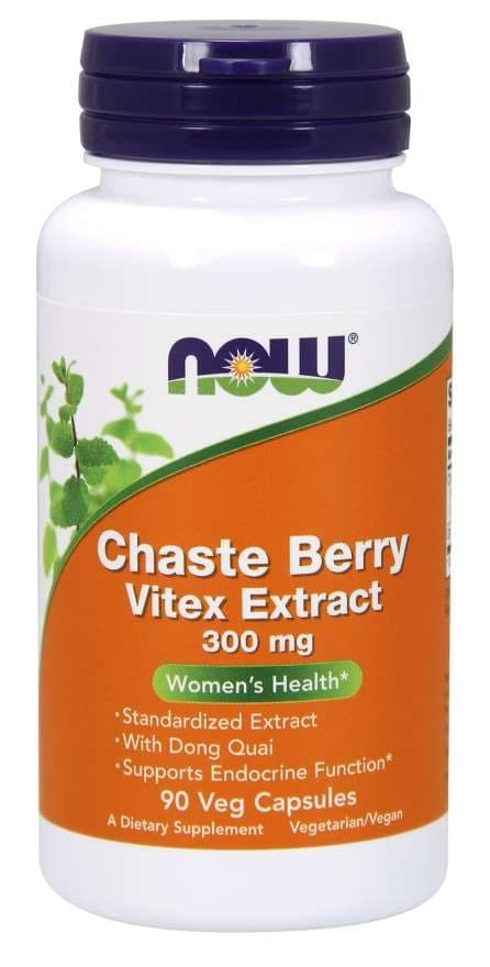 NOW Foods - Chaste Berry Vitex Extract 90 Vcaps