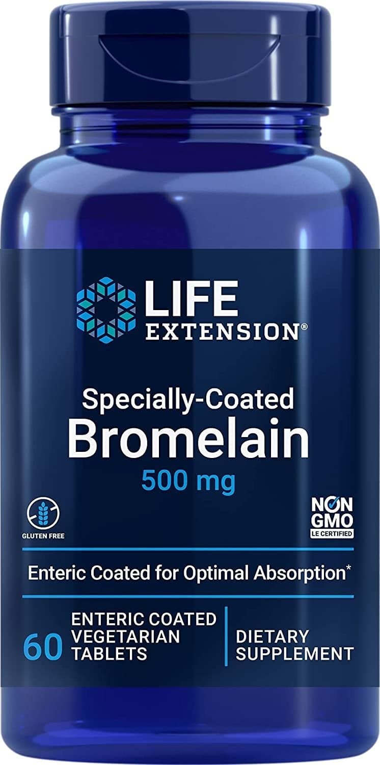 Life Extension Bromelain 500mg - 60 vegetarische tabletten