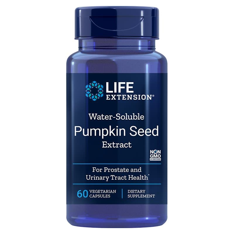 Life Extension - Estratto di semi di zucca solubile in acqua - 60 Vcaps – Life Extension confezione