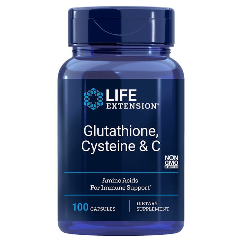 Life Extension - Glutathion, Cystein & C - 100 Kapseln