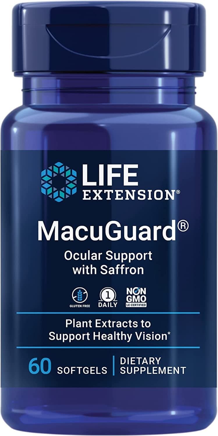 Life Extension - Macuguard Ocular Support With Saffron - 60 Sgels – Life Extension opakowanie