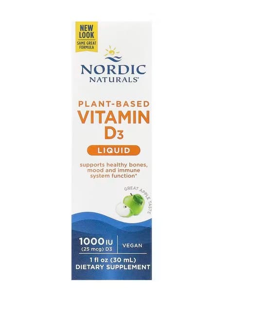 Nordic Naturals Vitamin D3 Líquido Vegetal 25 mcg - 30 ml