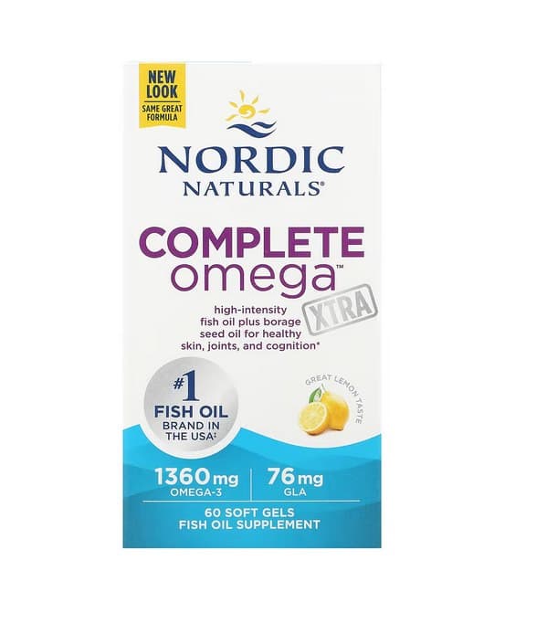 Nordic Naturals - Complete Omega Xtra - 60 kapsułek miękkich