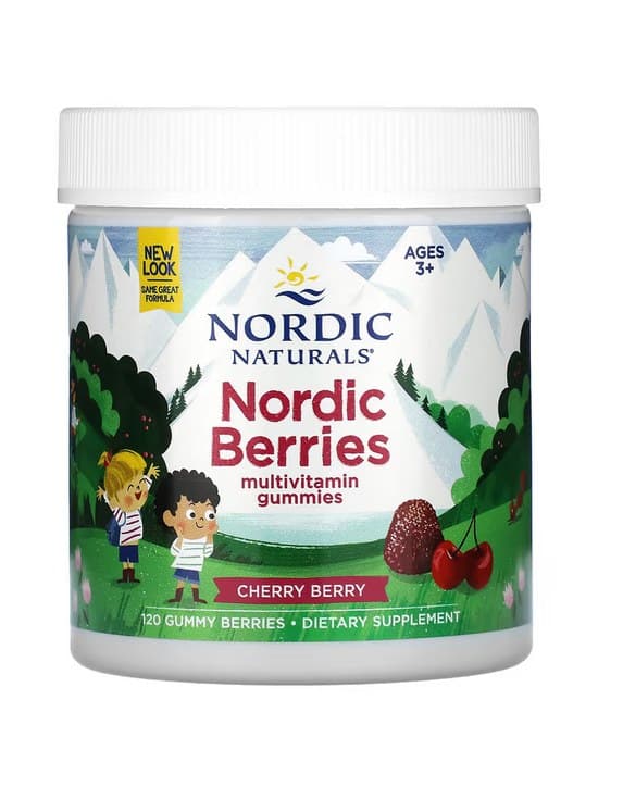 Nordic Naturals - Berries Multivitamin, Cherry Berry - 120 Gummies