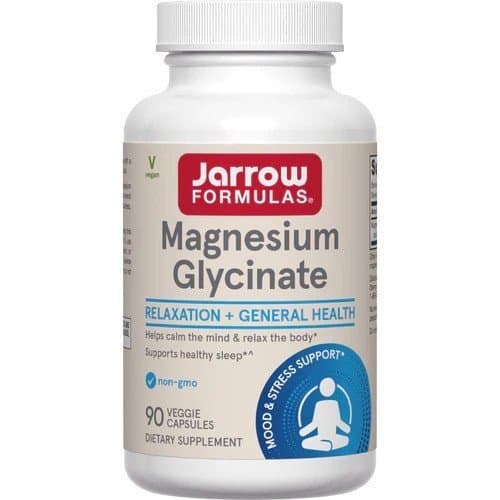 Jarrow Formulas Magnesium Glycinate 360 mg – 90 vegetabiliska kapslar – Jarrow Formulas förpackning