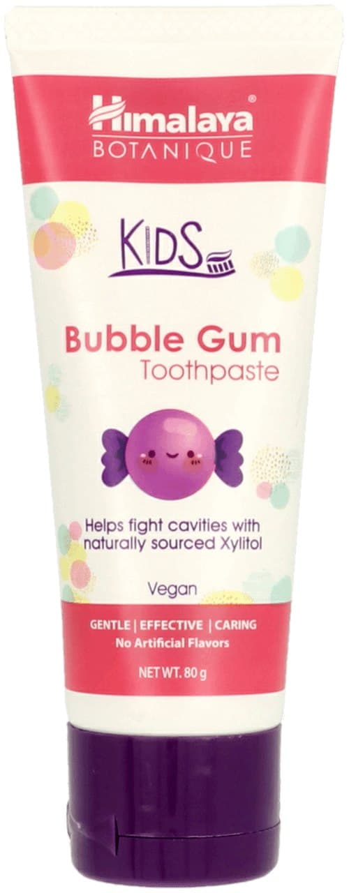 Himalaya Botanique Kids Toothpaste, Bubble Gum - 80g