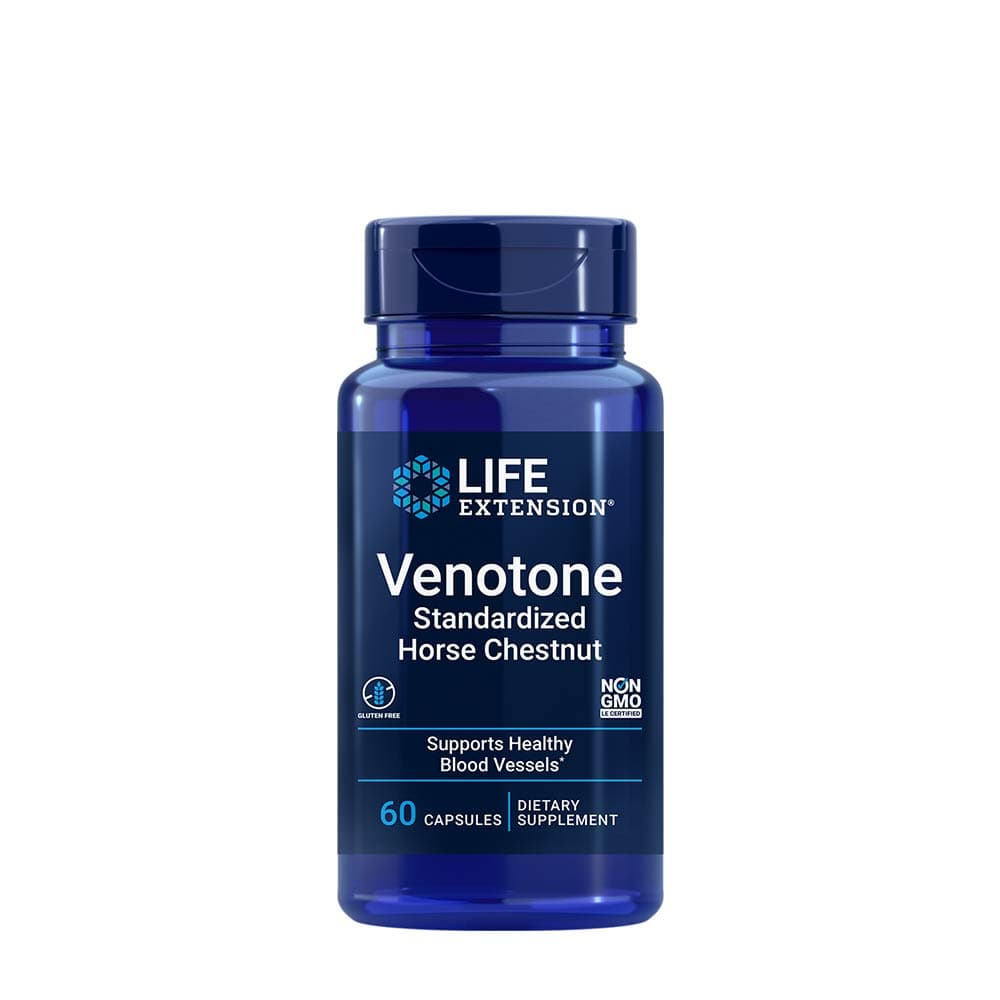 Life Extension Venotone Castanha-da-índia Padronizada 250 mg - 60 cápsulas – Life Extension embalagem