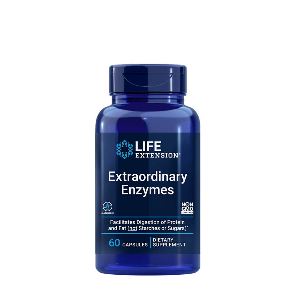 Life Extension Extraordinary Enzymes - 60 Cápsulas