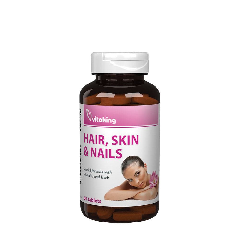 Vitaking - Hair Skin & Nails, 60 kapslar – Vitaking förpackning