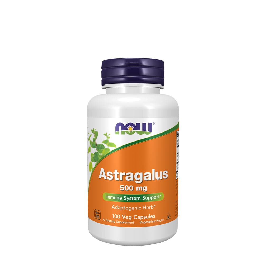 NOW Foods Astragalus 500 mg - 100 cápsulas vegetais