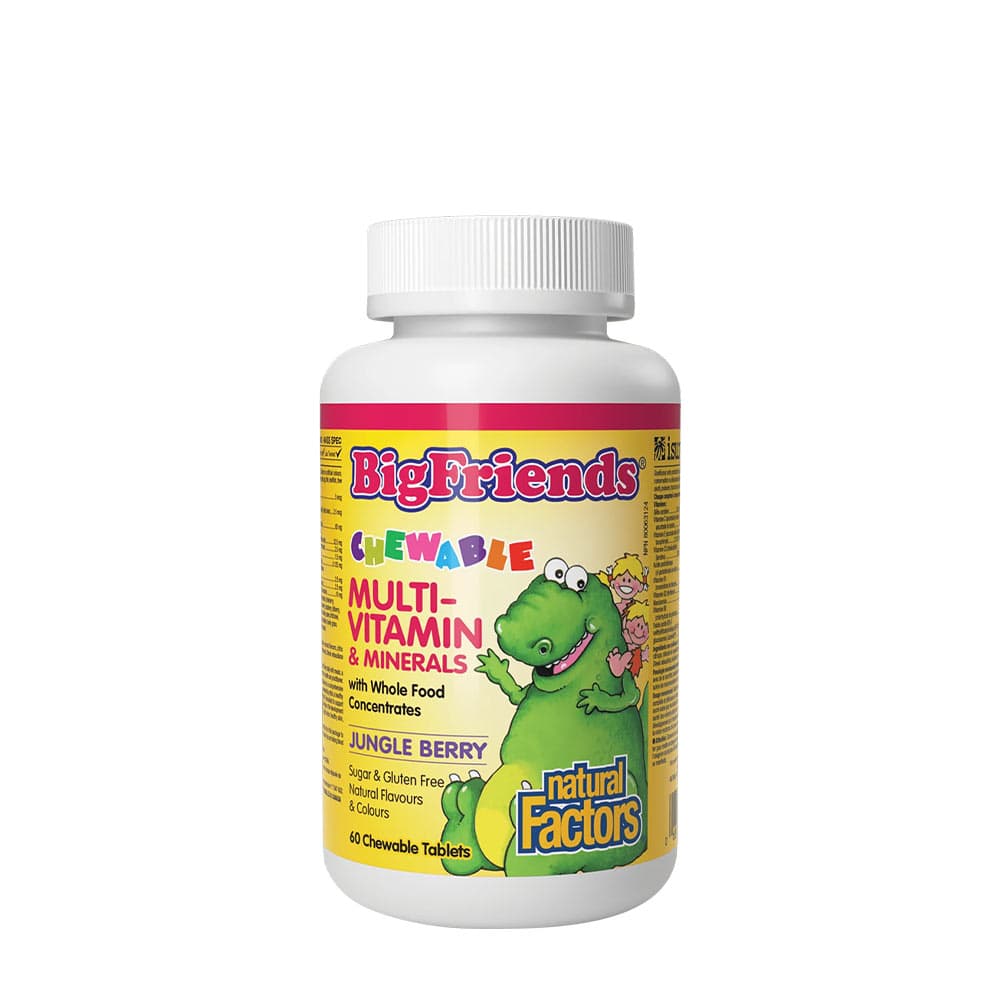 Natural Factors - BigFriends Multivitamines & Minéraux à mâcher 90 pcs