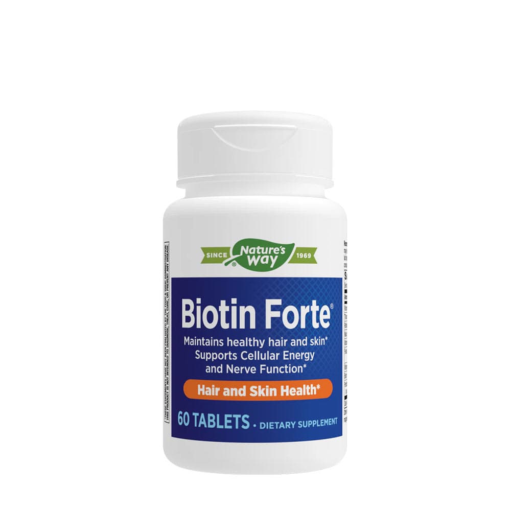 Nature's Way Biotin Forte 5000 mcg - 60 compresse – Nature's Way confezione
