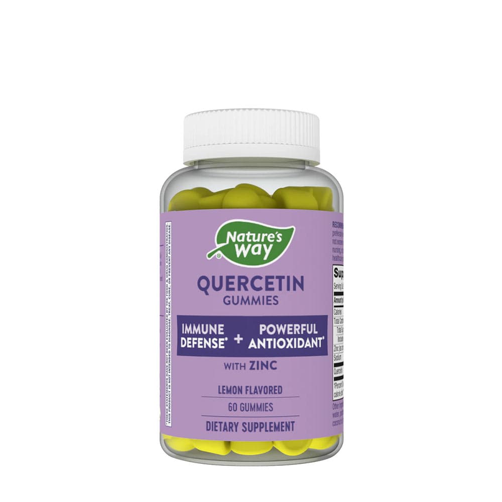 Nature's Way - Quercetin Gummies With Zinc (Citroen - 60 Capsules)