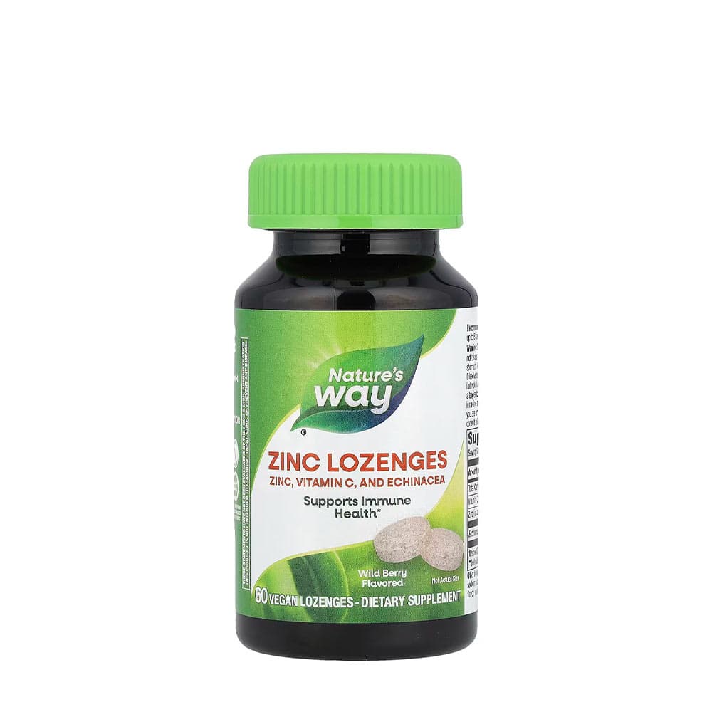 Nature's Way - Zinc Lozenges (Wild Berry - 60 pastilles)
