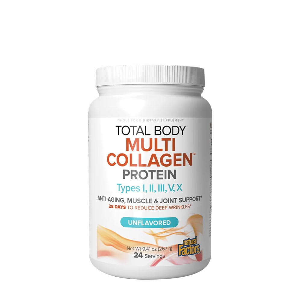 Natural Factors Total Body Multi Collagen Protein 267g pulver