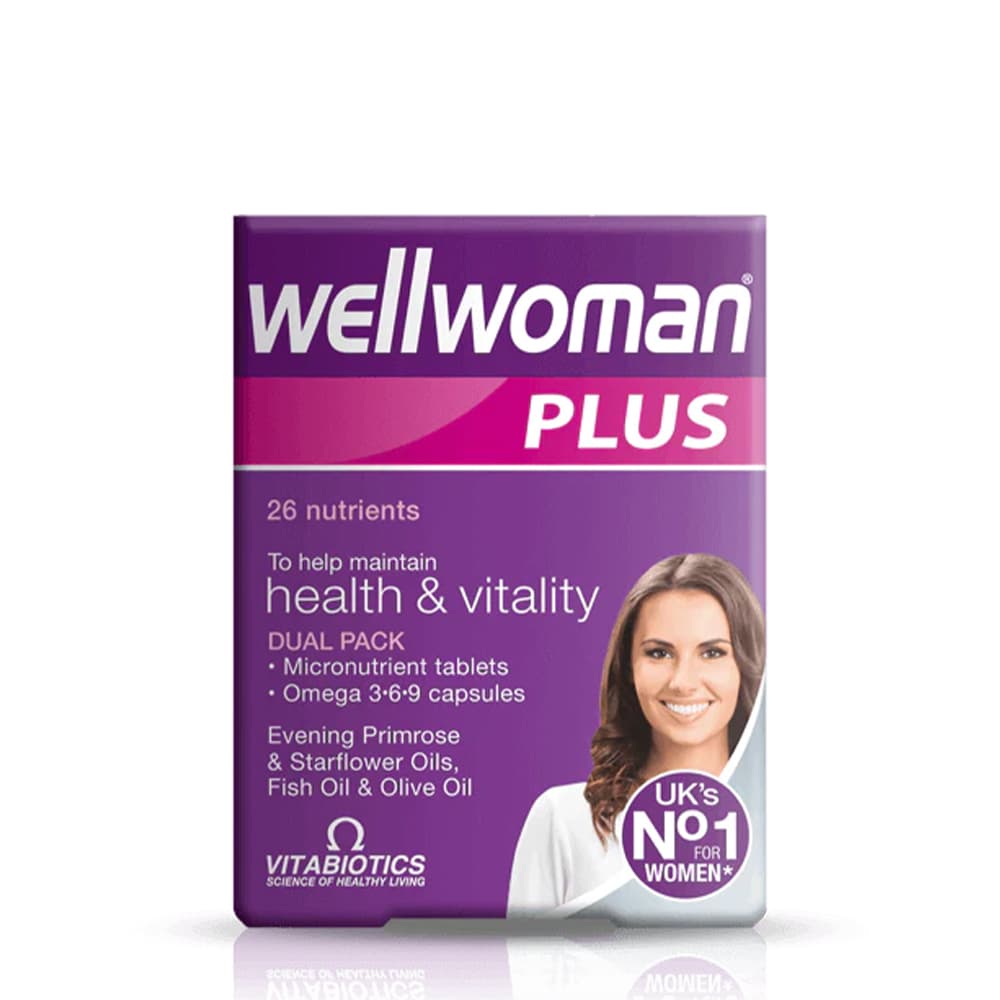 Vitabiotics - Wellwoman Plus Omega 3-6-9 - 56 tabletter