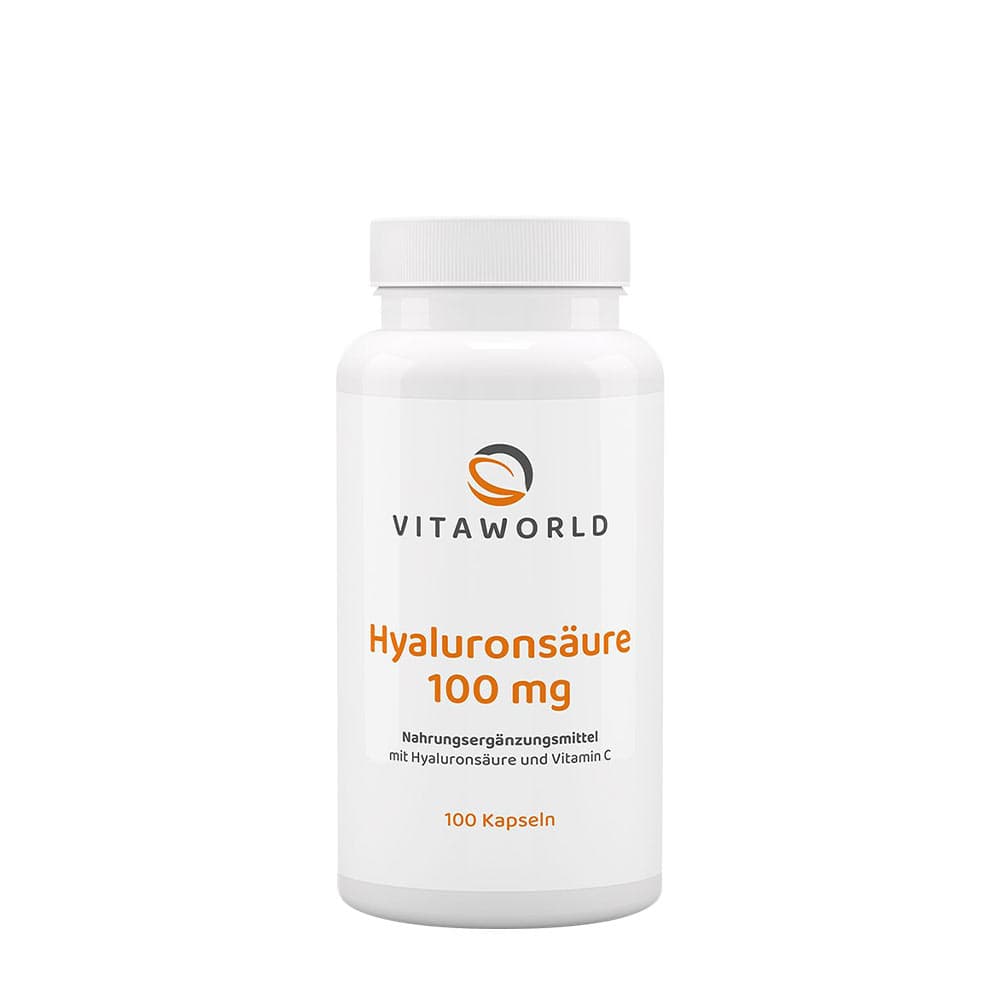 Vitaworld Hyaluronic Acid 100 mg - 100 Kapseln