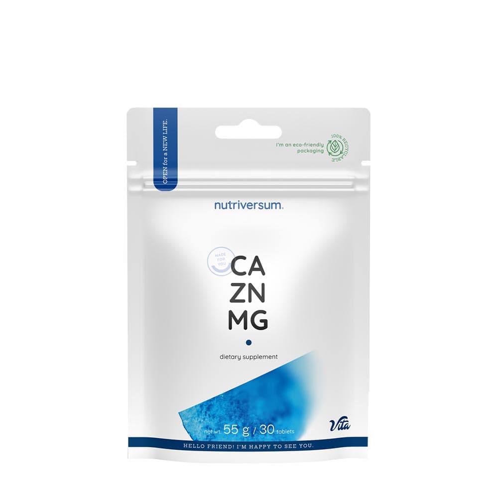 Nutriversum Calcium Zinc Magnesium - 55g / 30 tabletas