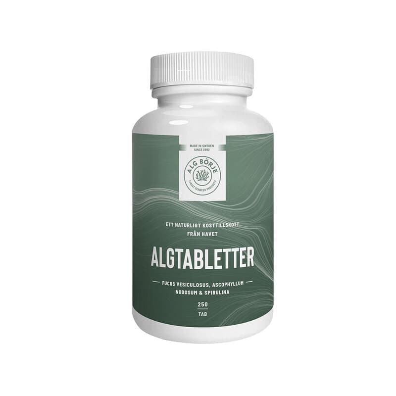 Algtabletter 250 tabletek – Alg-Börje opakowanie