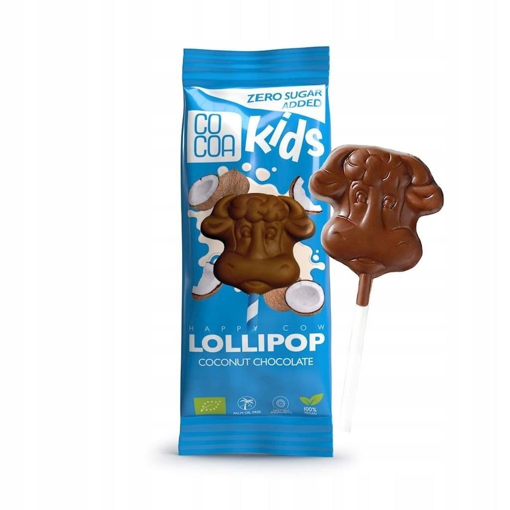 COCOA Chocolate Lollipop with Coconut Organic 15 g | Bio Planet