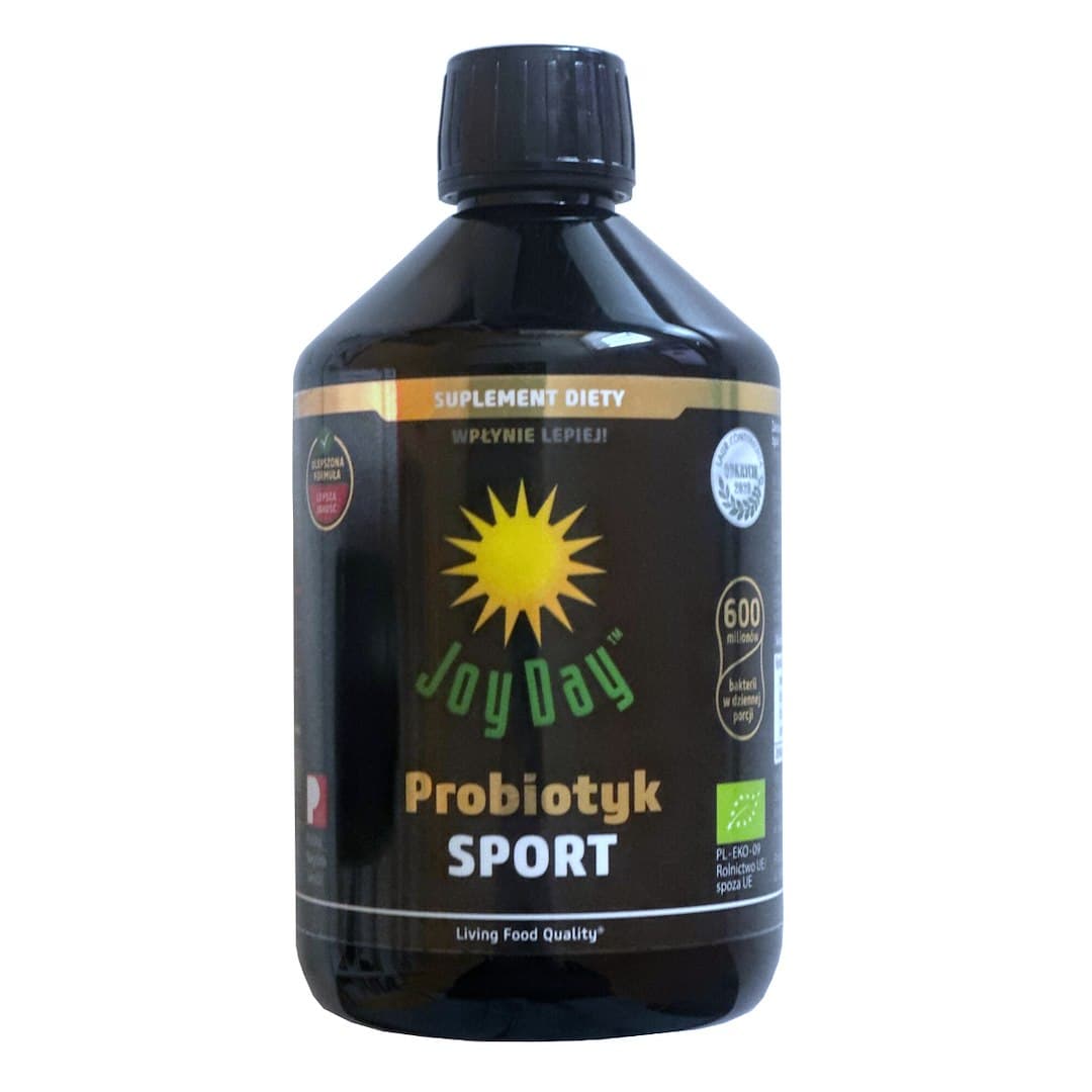 JOY DAY EKO Probiotyk SPORT 500 ml – Joy Day förpackning