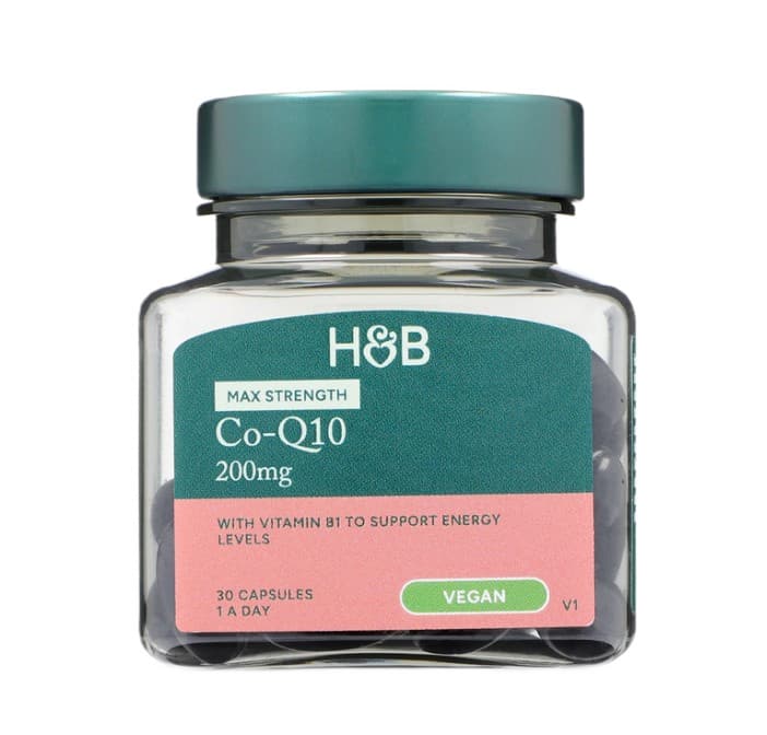 High Strength CoQ-10, 100mg | Holland & Barrett - 30 vegetabiliska kapslar – Holland & Barrett förpackning