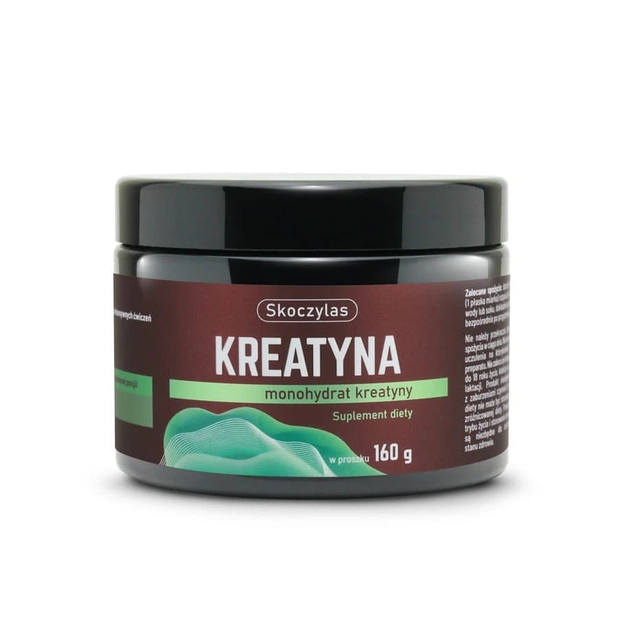Skoczylas KREATYNA Monohydrat Kreatinpulver 160 g – Skoczylas Verpackung