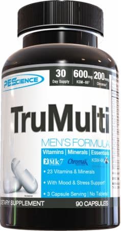 PEScience TruMulti Men's Formula 90 kapslar – PEScience förpackning